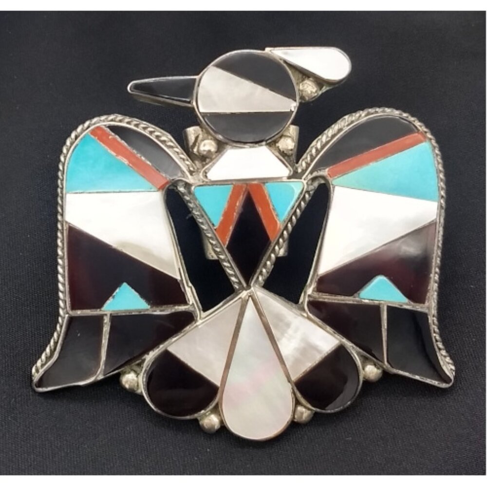 Zuni Native American Thunderbird Bolo